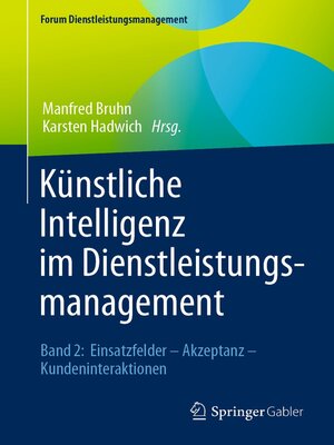 cover image of Künstliche Intelligenz im Dienstleistungsmanagement